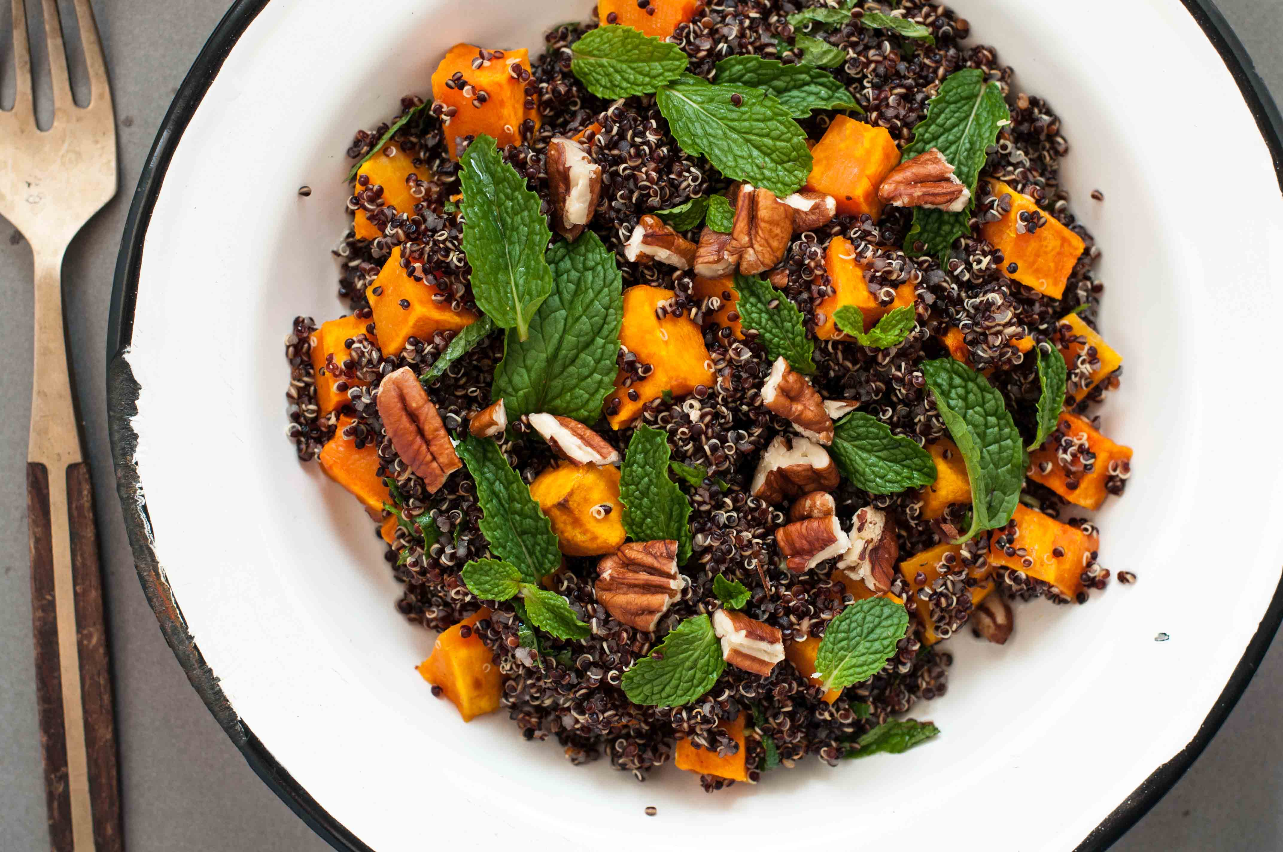 Black Quinoa Pumpkin Salad