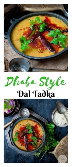 Dhaba Style Dal Tadka | Restaurant Style Yellow Dal