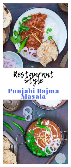 The best Restuarant Style Punjabi Rajma Masala -Easy recipe