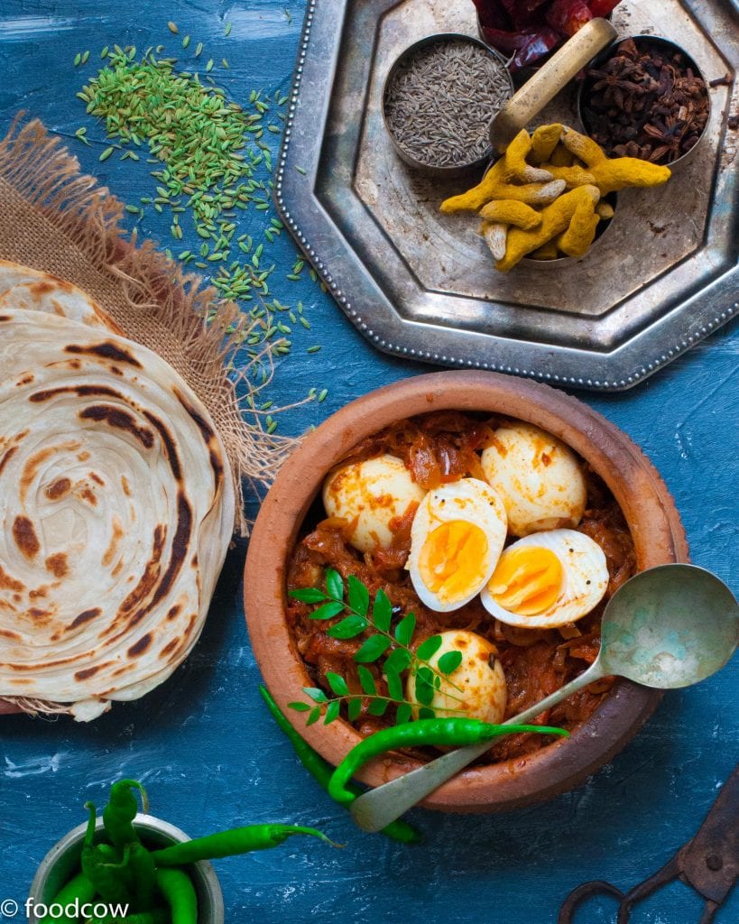 Tamil Nadu Style Egg Roast Masala - Spicy Muttai Thokku recipe