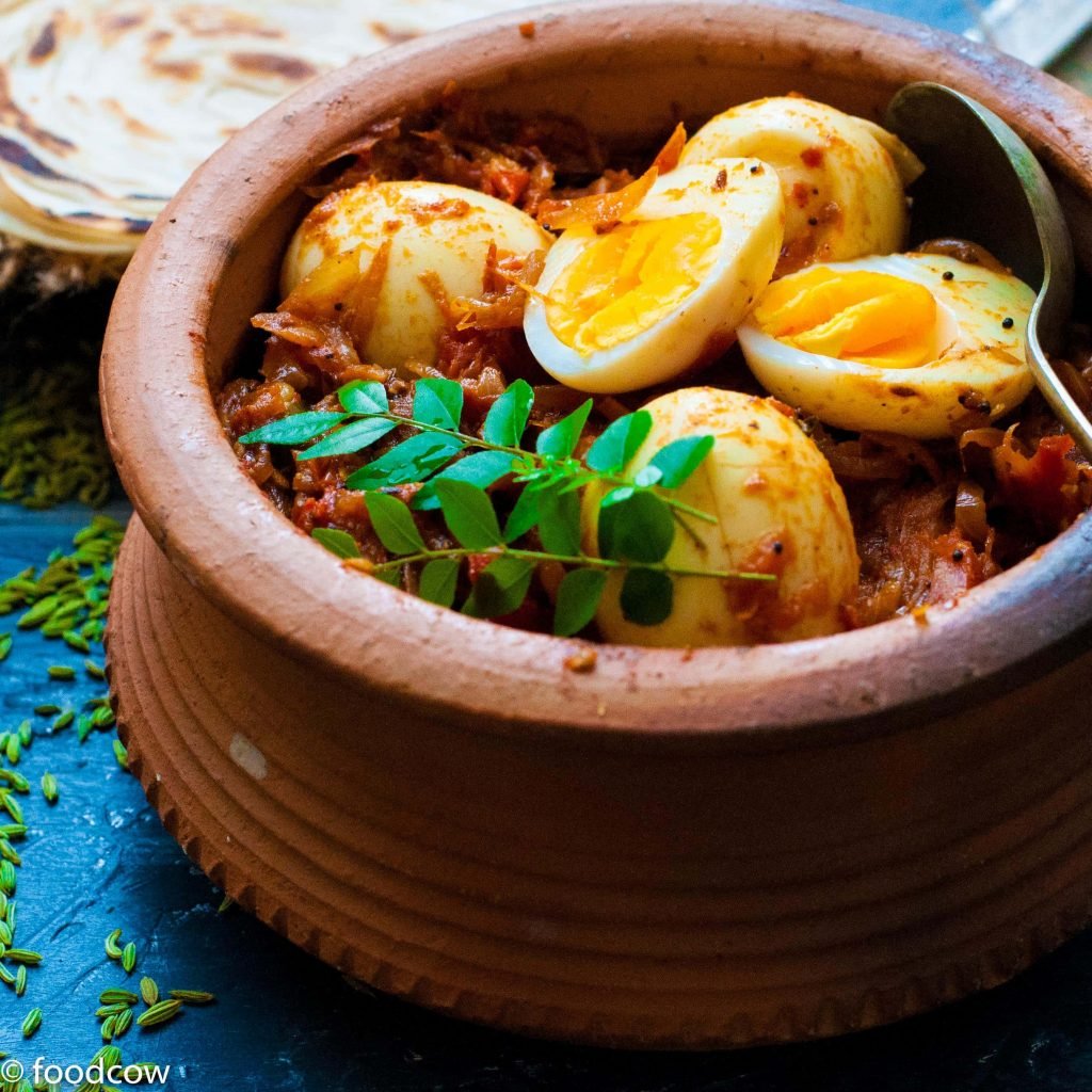 Tamil Nadu Style Egg Roast Masala - Spicy Muttai Thokku recipe