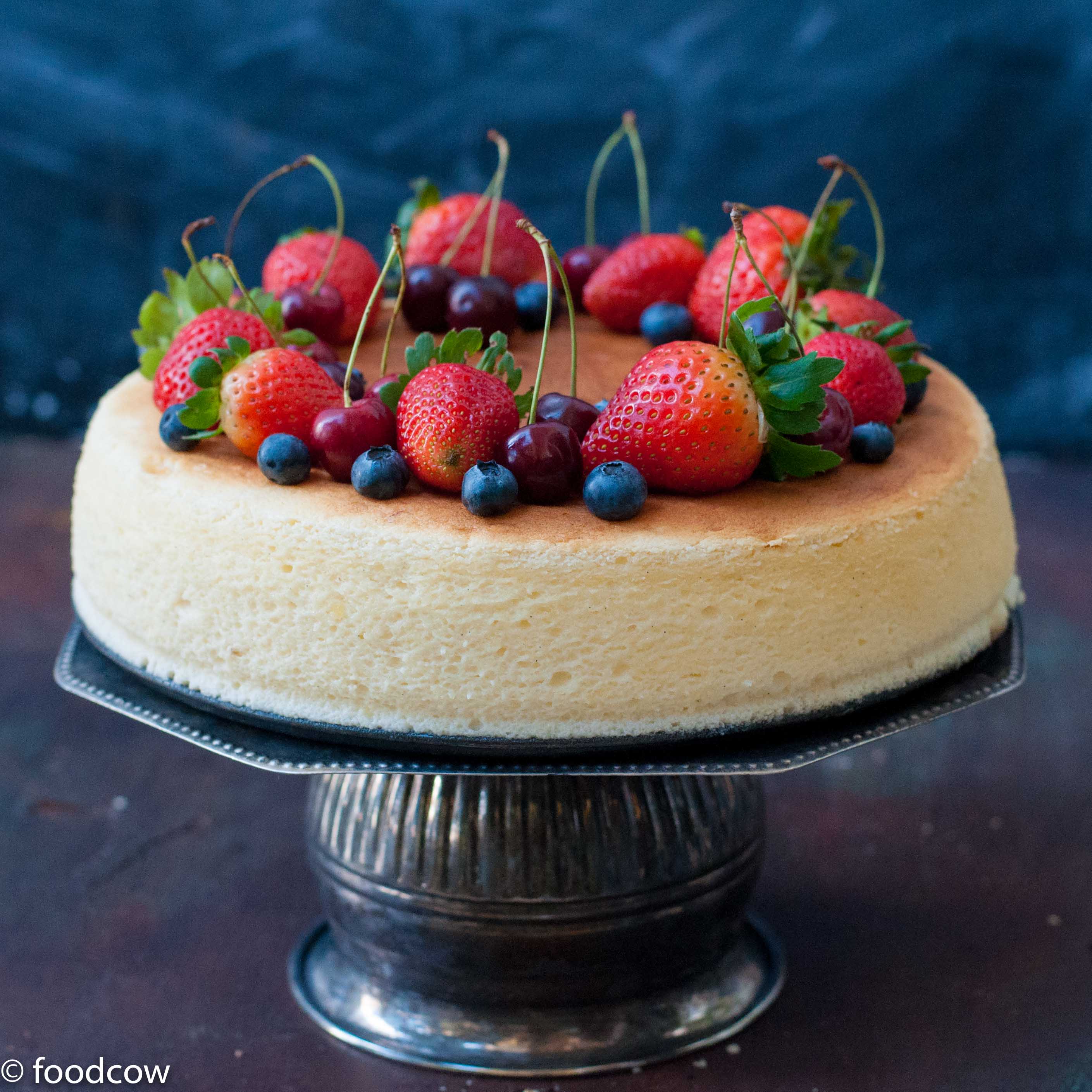 light & fluffy japanese cheesecake – cotton cheese cake