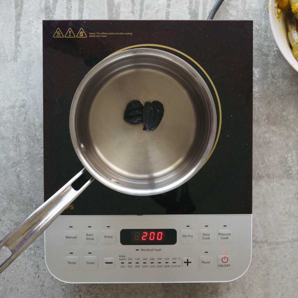 Kokum in a pan with water