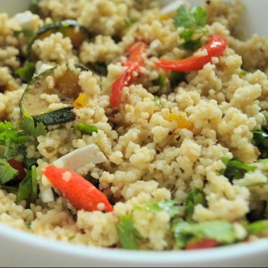 Faux cous cous with foxtail millet