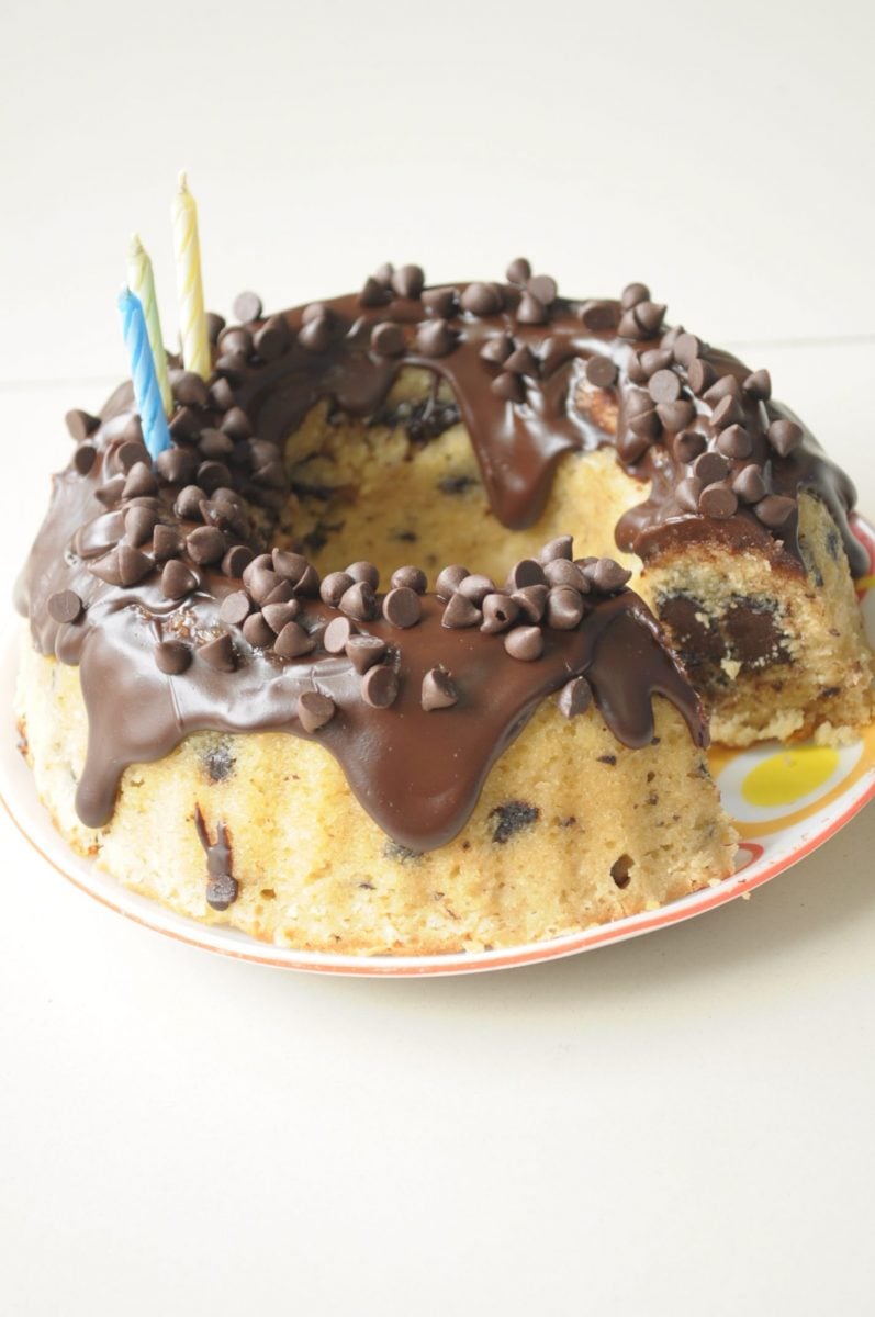 peanut butter & chocolate cake