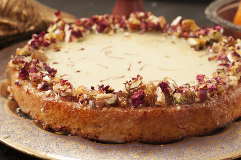 Saffron Cardamom Cake