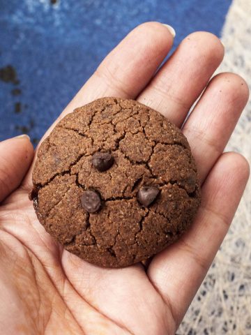 Healthy Double Chocolate Chip Ragi Cookies