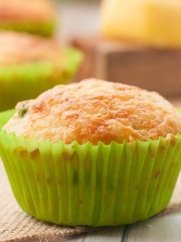 Eggless Cheese Muffins