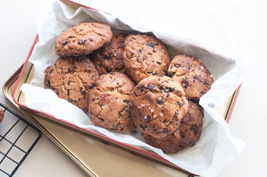 The BEST HEALTHY Chocolate Chip Buckwheat Cookies