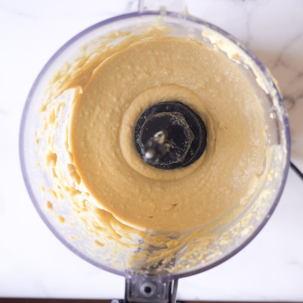 blended hummus