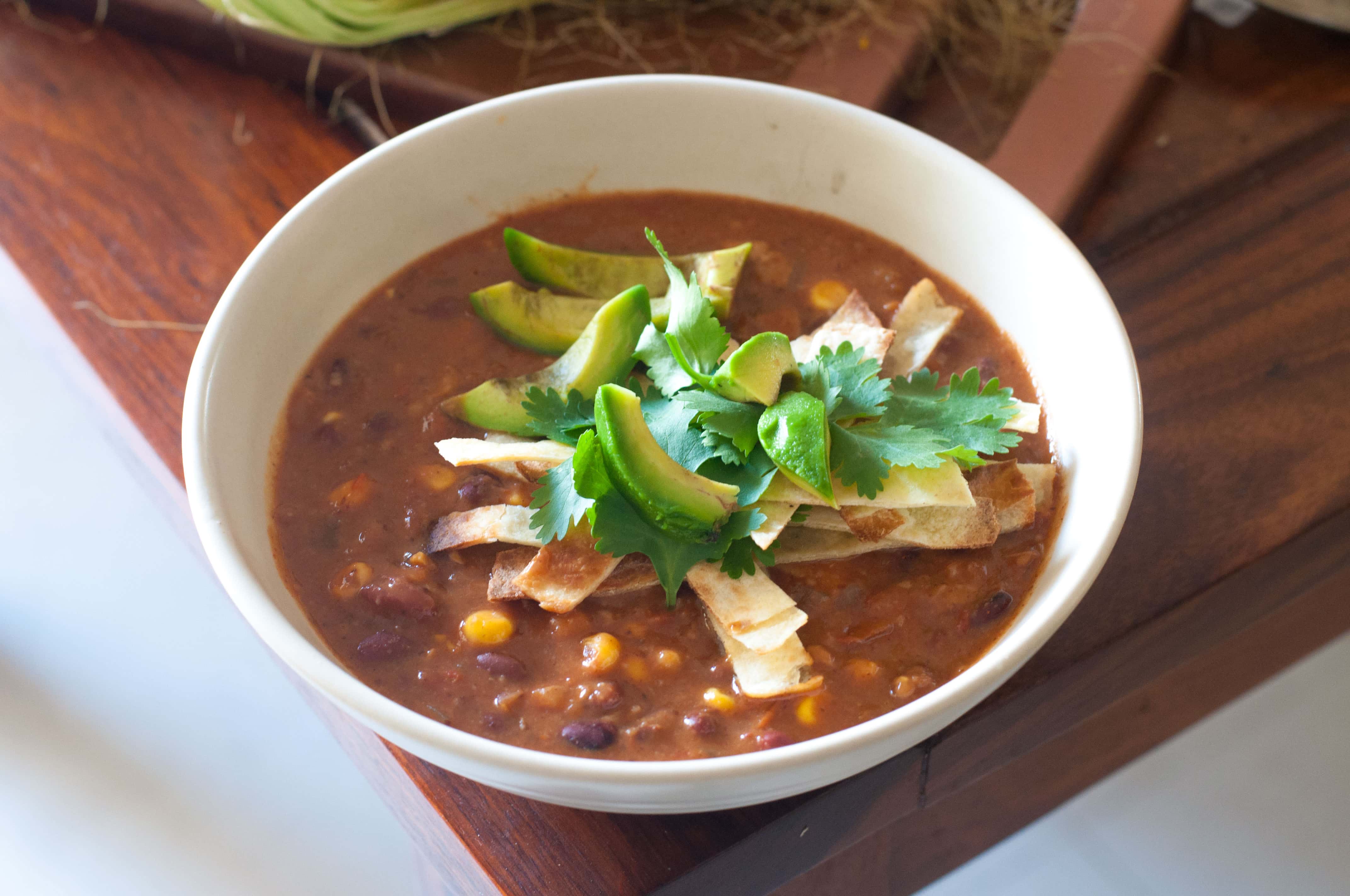 Mexican Tortilla Soup with easily available Indian ingredients