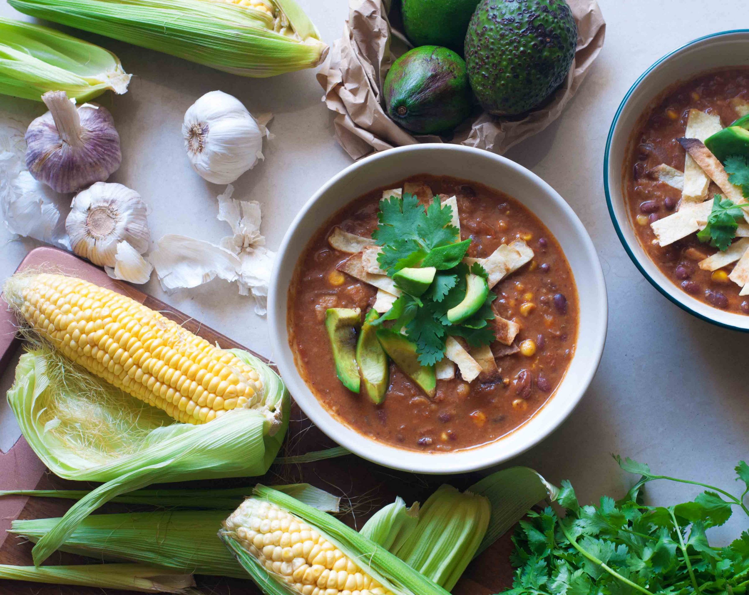 Mexican Tortilla Soup with easily available Indian ingredients