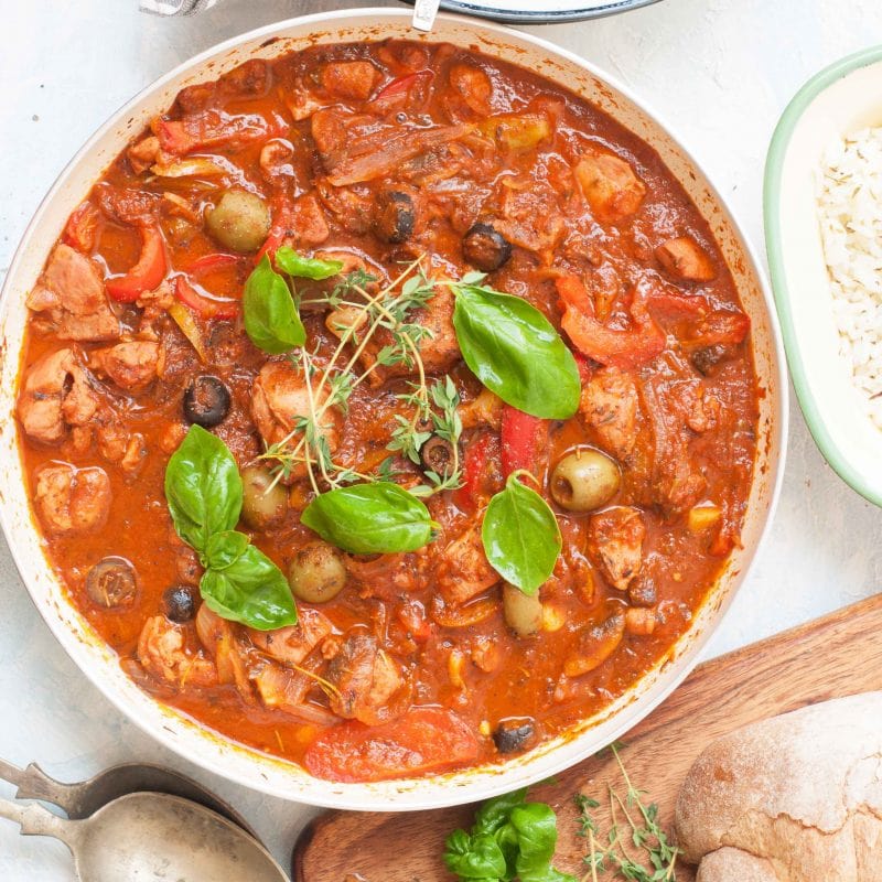 Italian Chicken Cacciatore