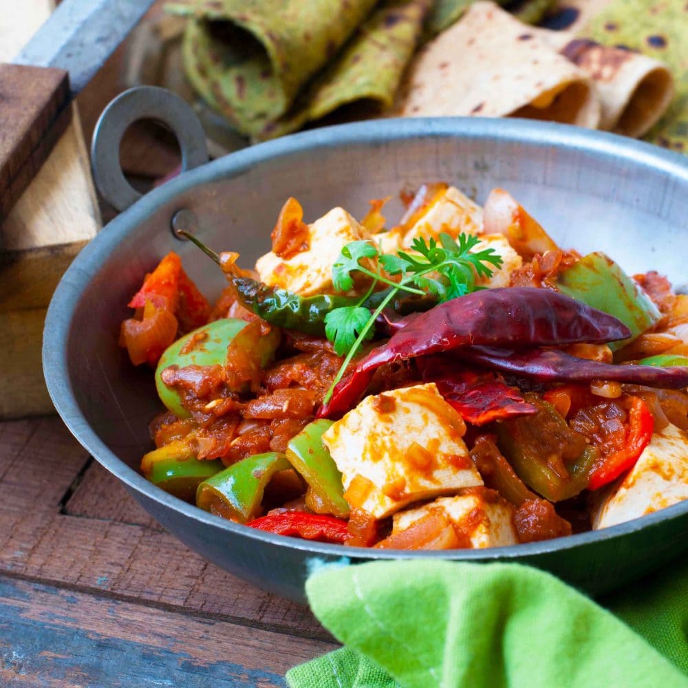 mom’s quick paneer capsicum