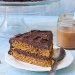 Peanut Butter Cake with Chocolate Frosting