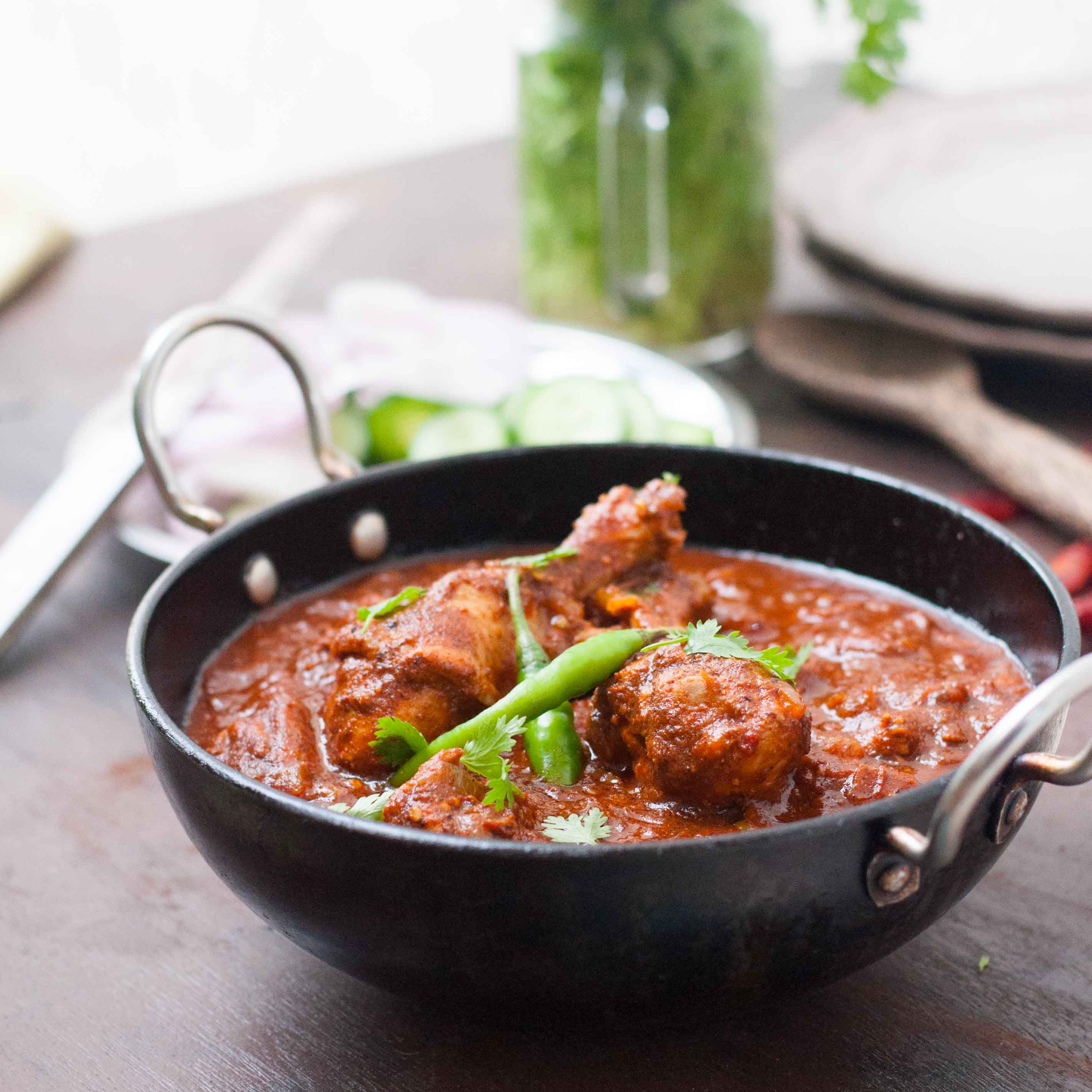 Authentic Goan Chicken Vindaloo Recipe- with Step by Step Video