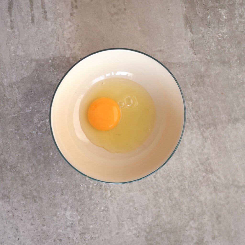 Egg in a bowl