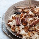 Ghee Rice Recipe - Flavourfull special occasion Rice dish made with nuts,fried onions and ghee! A Gluten Free Vegetarian instant pot & stove top recipe!