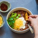 Simple Lamb Chilli Con Carne - Easy homemade Chilli made with lamb, red kidney beans, fresh tomatoes and smoked Chillies #chilli #chilliconcarne #lambchilli #lambrecipe #kidneybeans