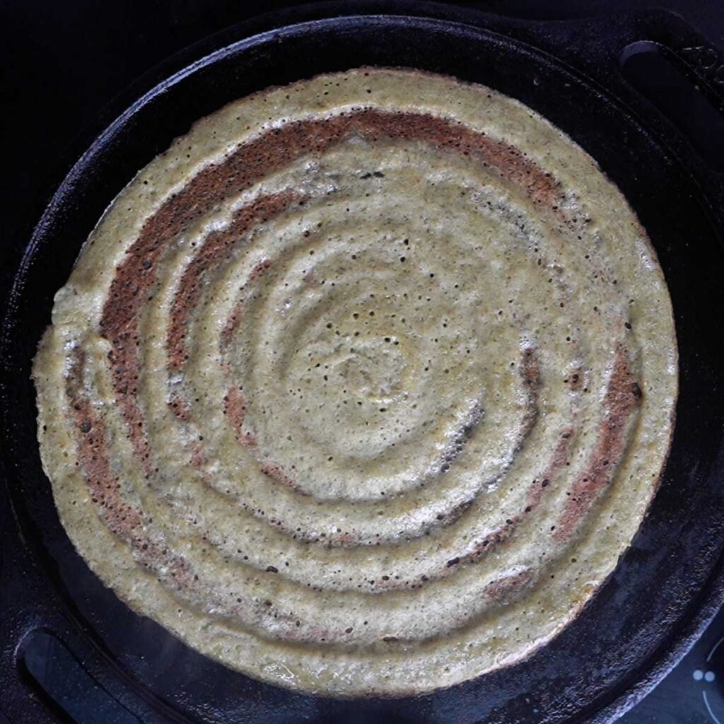 Pesarratu dosa on a tawa