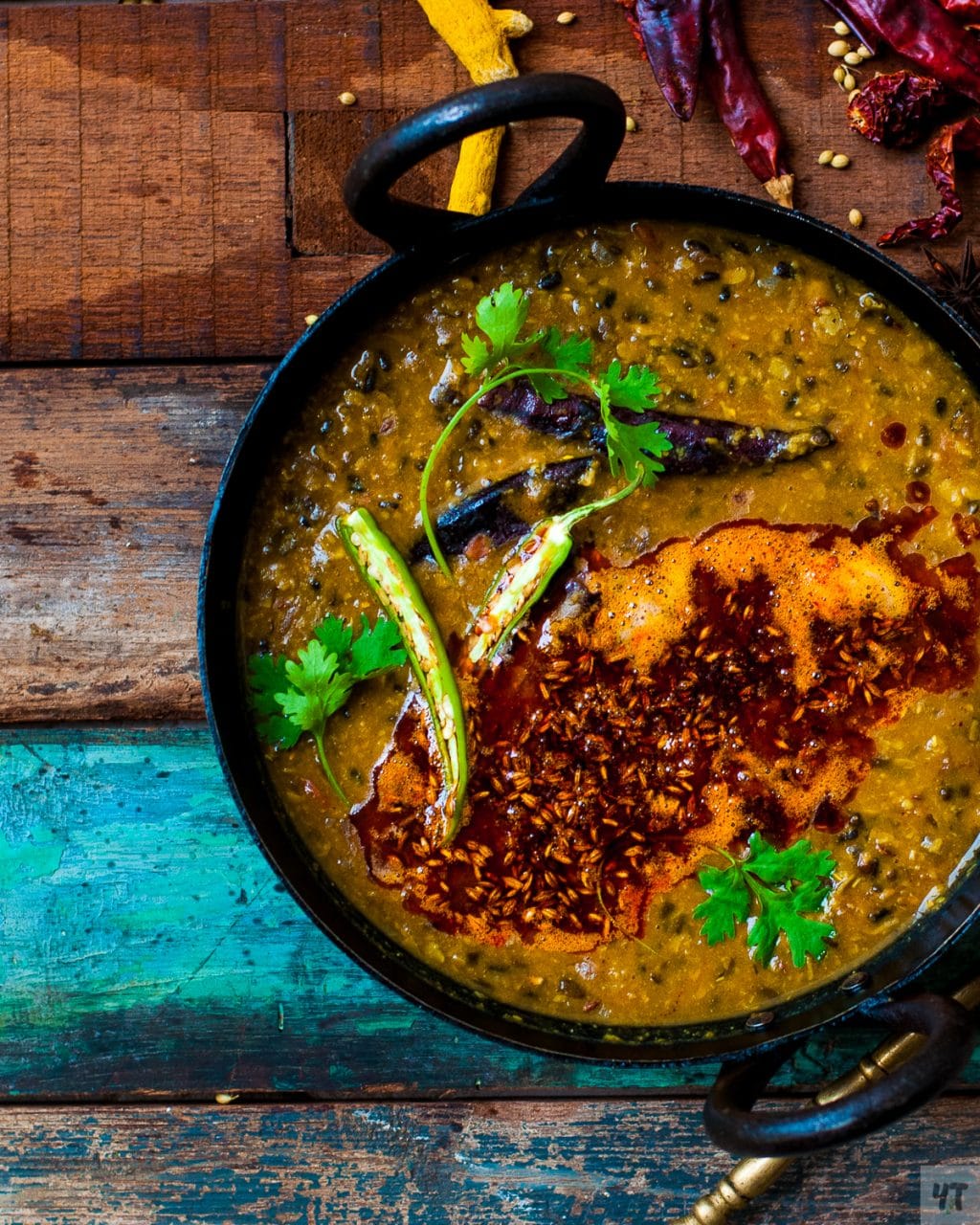 Punjabi Langarwali Dal - Homestyle Dal made with split urad and channa dal using pressure cooker or Instant Pot.Vegetarian Quick lentil recipe. #dal #lentil #langarwalidal #dalrecipe #indiandal #punjabi #vegetarian #recipe #indian#instantpot #pressurecooker