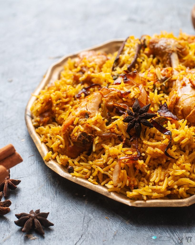 How to make Chicken Biryani in Instant Pot - One Pot ,tried and tested recipe of Hyderabadi Chicken Biryani made with Basmati Rice,Herbs and whole Spices. #biryani #instantpot #instantpotrecipe #indianinstantpotrecipe #indianrecipe #ricerecipe #chickenrecipe #chicken #indianchickenrecipe