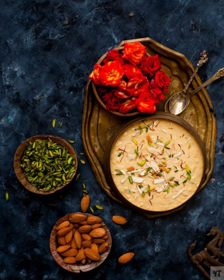 Kheer in Instant pot Traditional Indian Rice Pudding with condensed milk