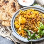 Instant Pot Vegetable Biryani - Aromatic, Flavourfull,One Pot Indian Rice dish made with Basmati rice,Vegetables and indian spices. #biryani #vegetablebiryani #rice #indianrice #instantpotrice #indianinstantpot #recipes #pressurecooker #instantpotrecipes