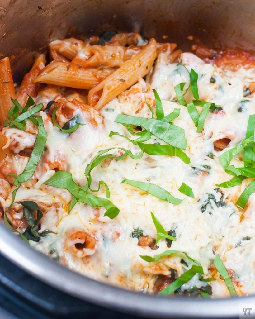  instant pot chicken parmesan pasta