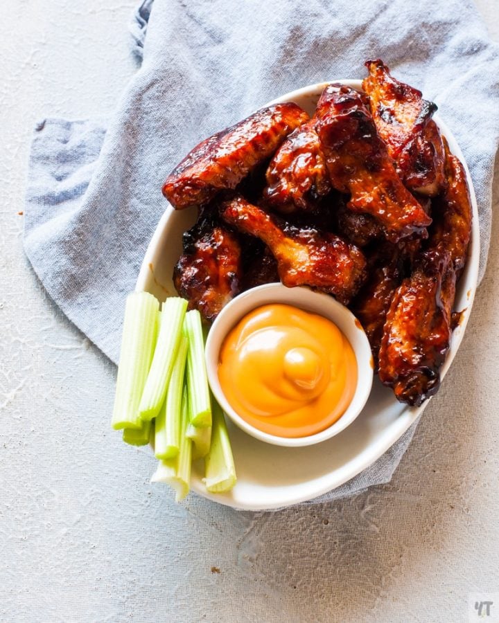 Instant Pot Chicken Wings BBQ style with Fresh or Frozen Chicken