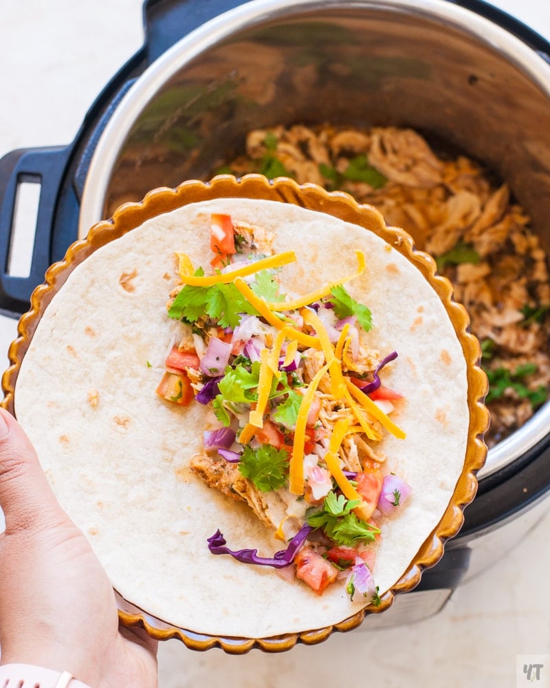 Instant pot cilantro lime hotsell chicken tacos
