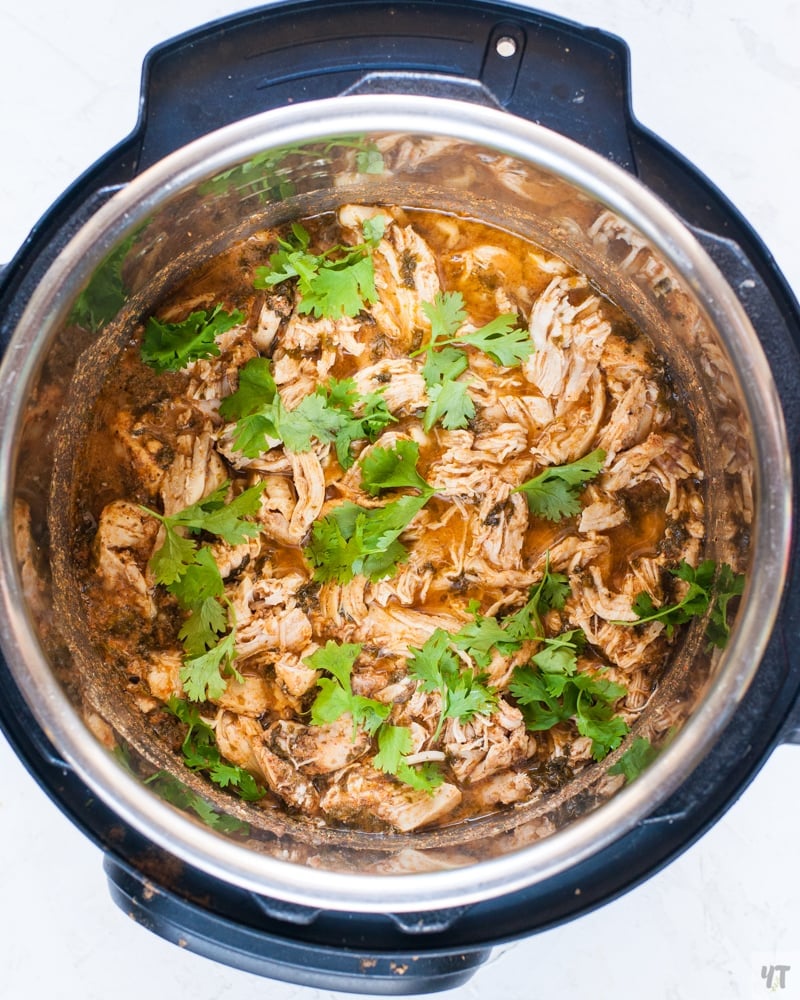 Chicken carnitas in the instant pot