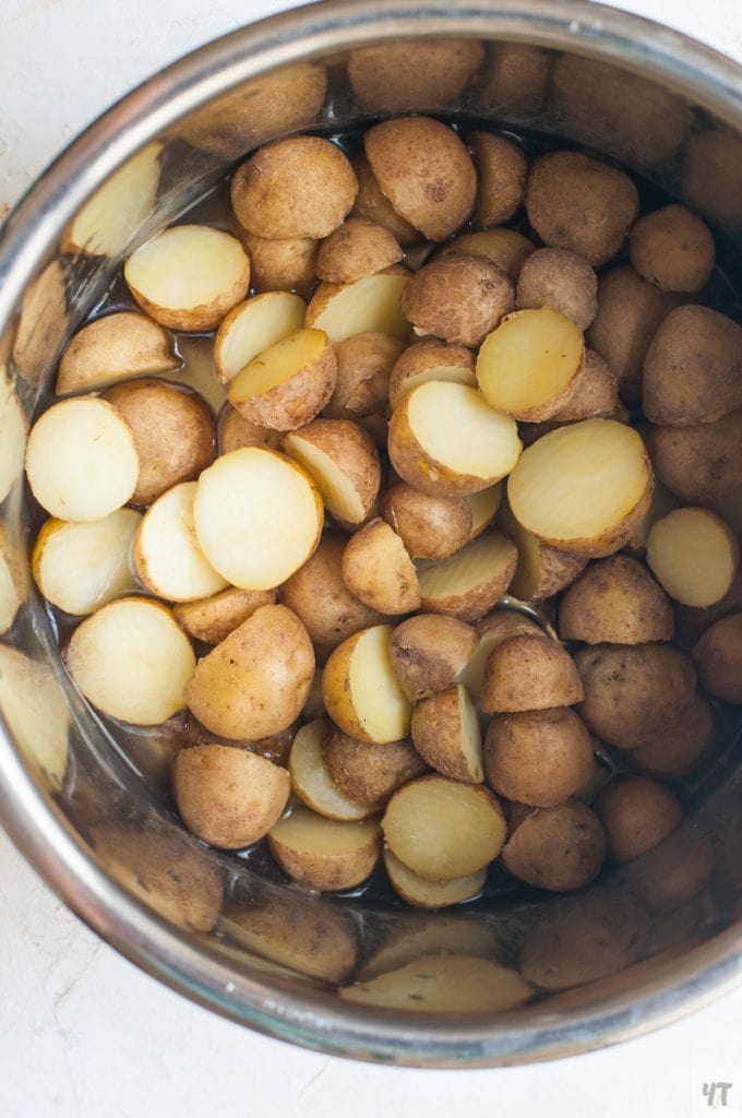 Small Potatoes inside instant pot