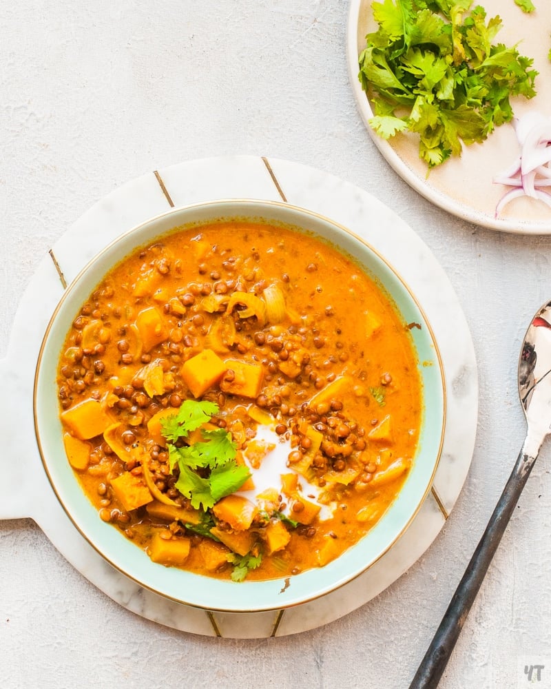 Instant pot lentil curry 2025