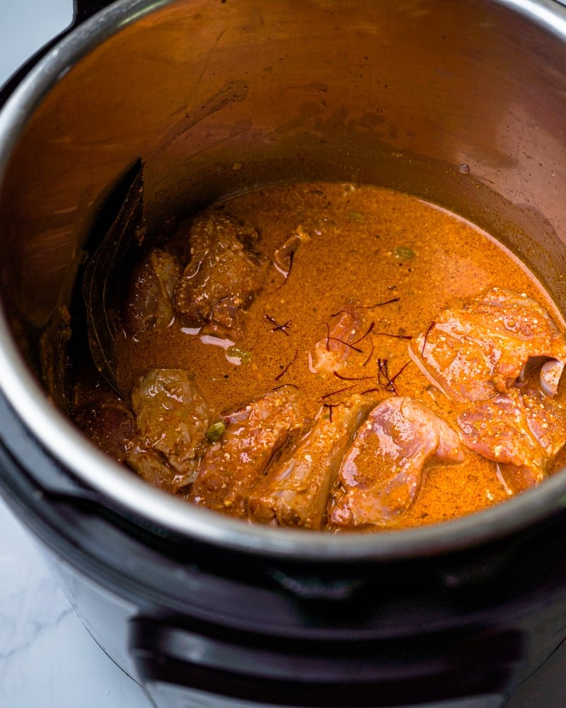 Instant Pot Lamb Rogan Josh - Indian Lamb Curry in instant pot