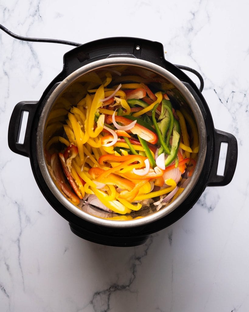 Instant Pot Chicken Fajitas Chicken Breast with Bell Peppers