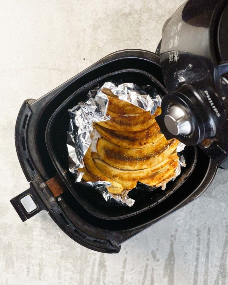 Air Fried Caramelized Banana