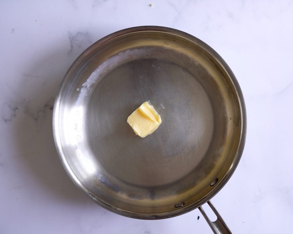 pan with butter