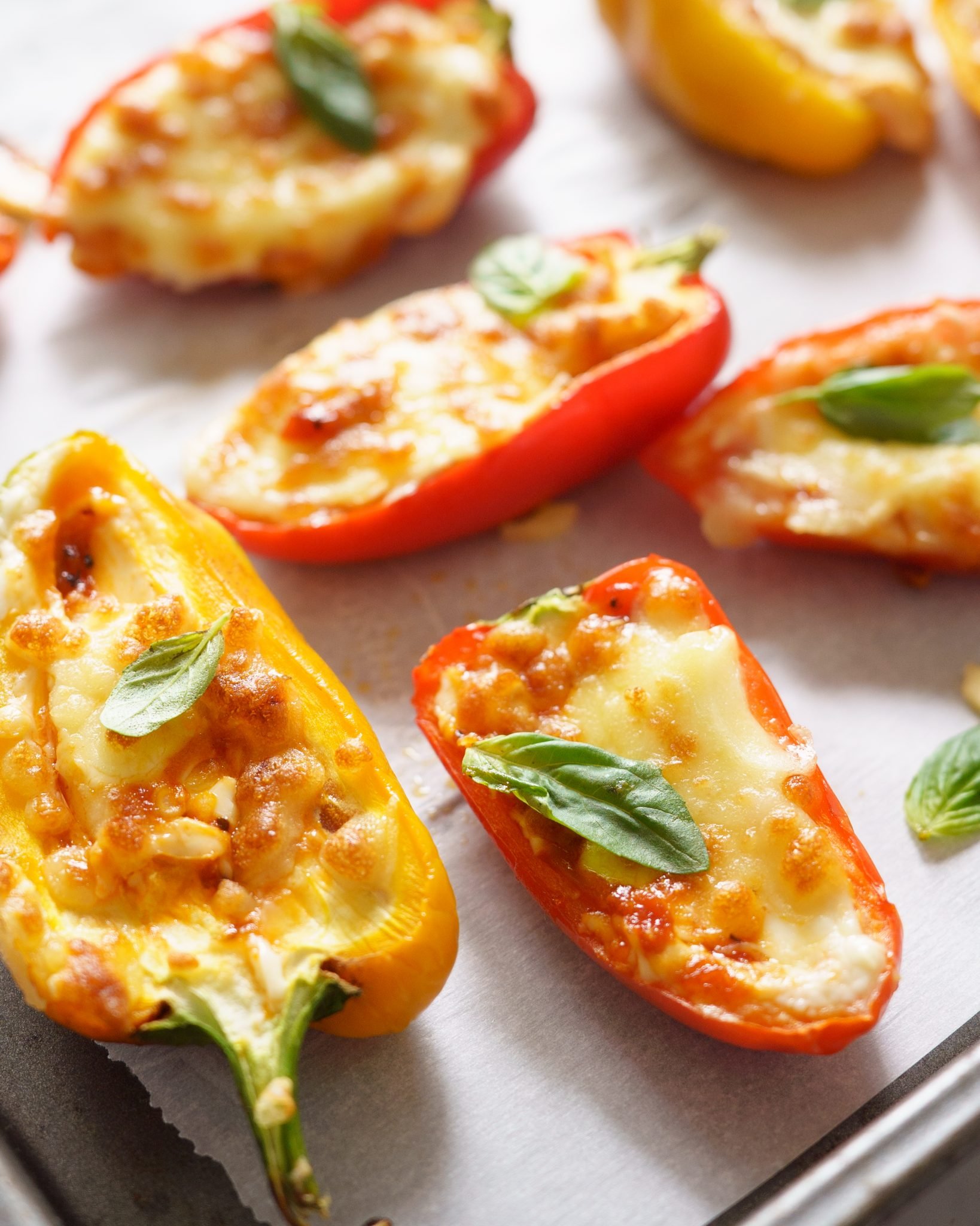 Air Fryer Stuffed Mini Sweet Peppers (Cream Cheese)