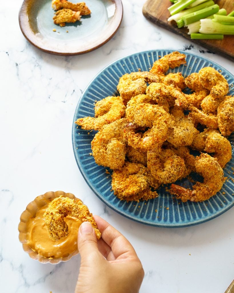 air fryer shrimp popcorn
