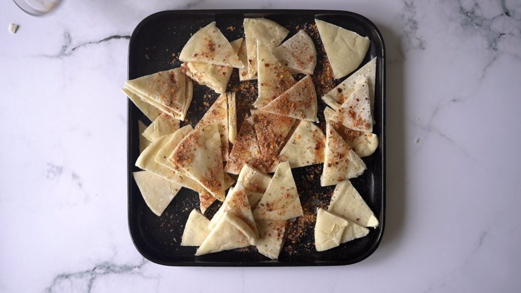 seasoning pita pockets