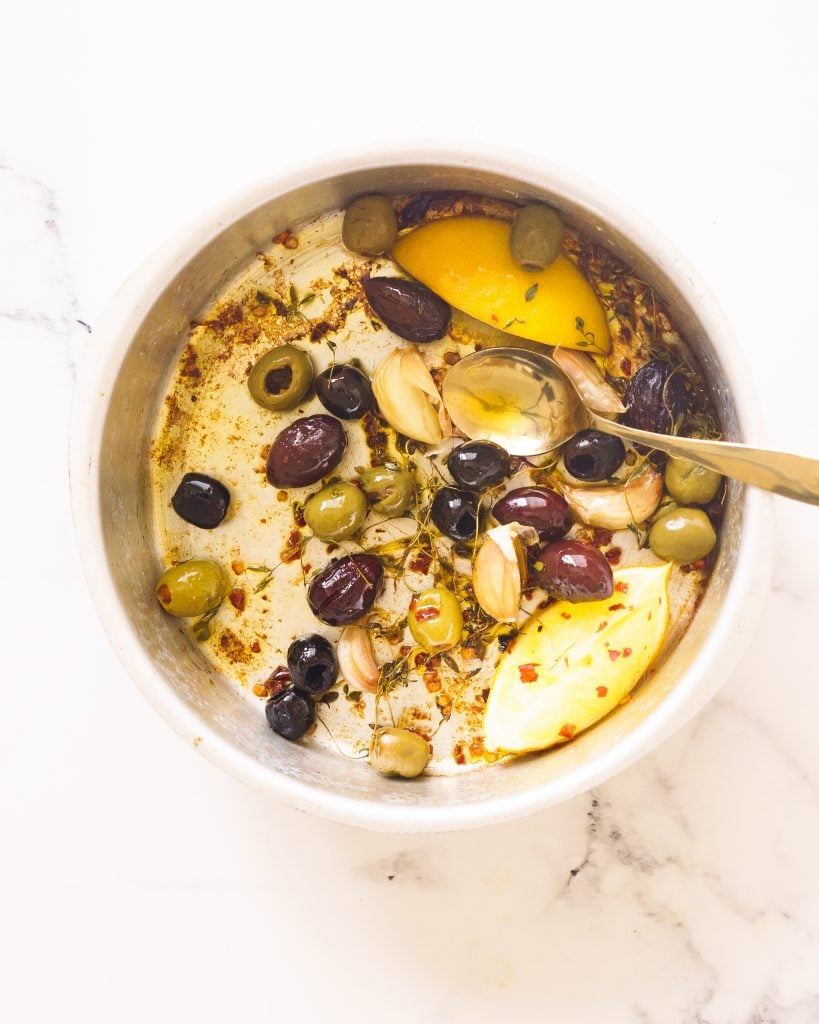 Hummus with Roasted Olives   Garlic   Lemon and Herbs - 15
