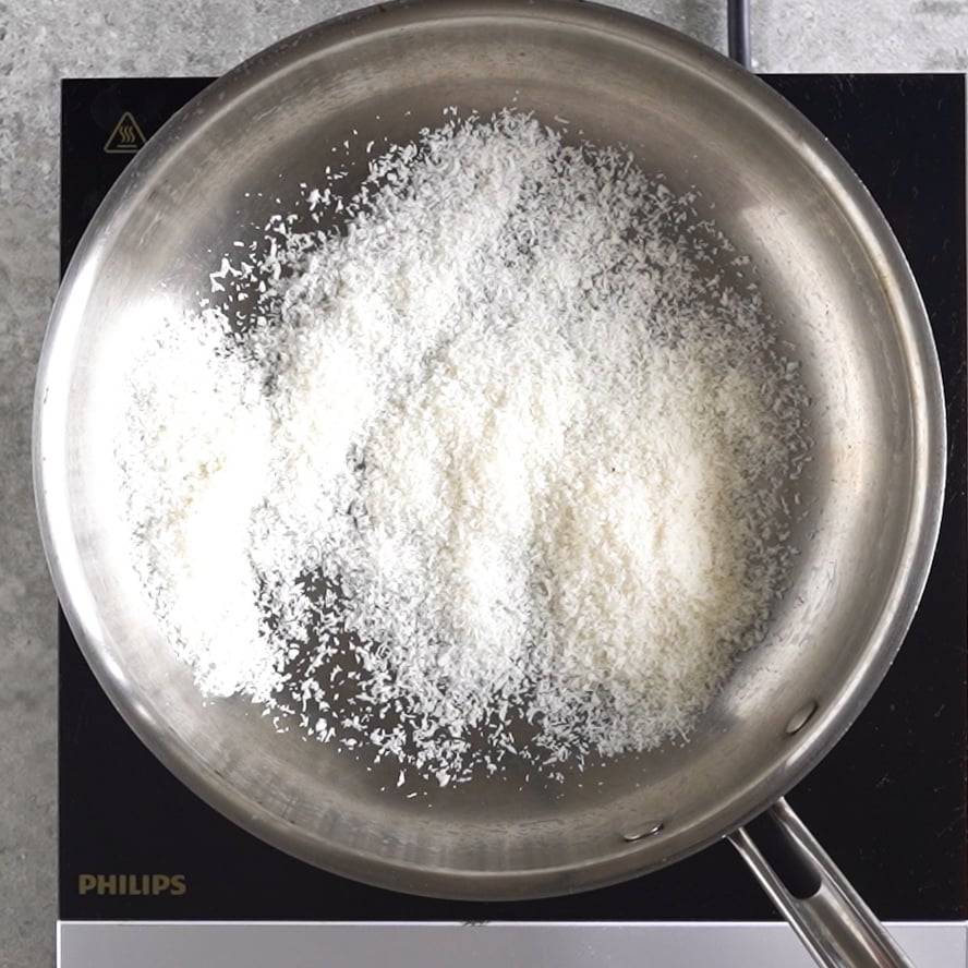 Toasting Dry Coconut