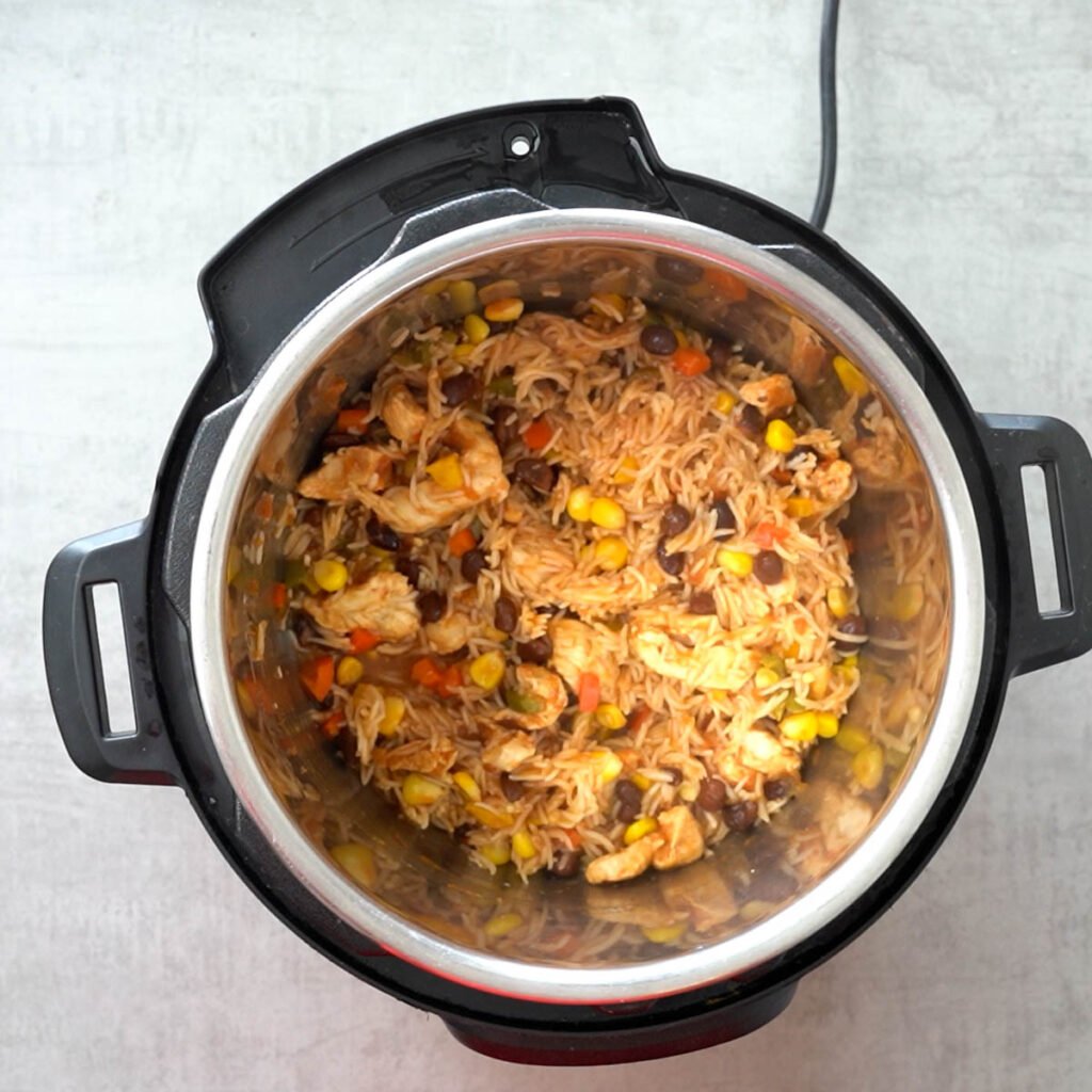 Instant Pot Easy Mexican Rice Beans