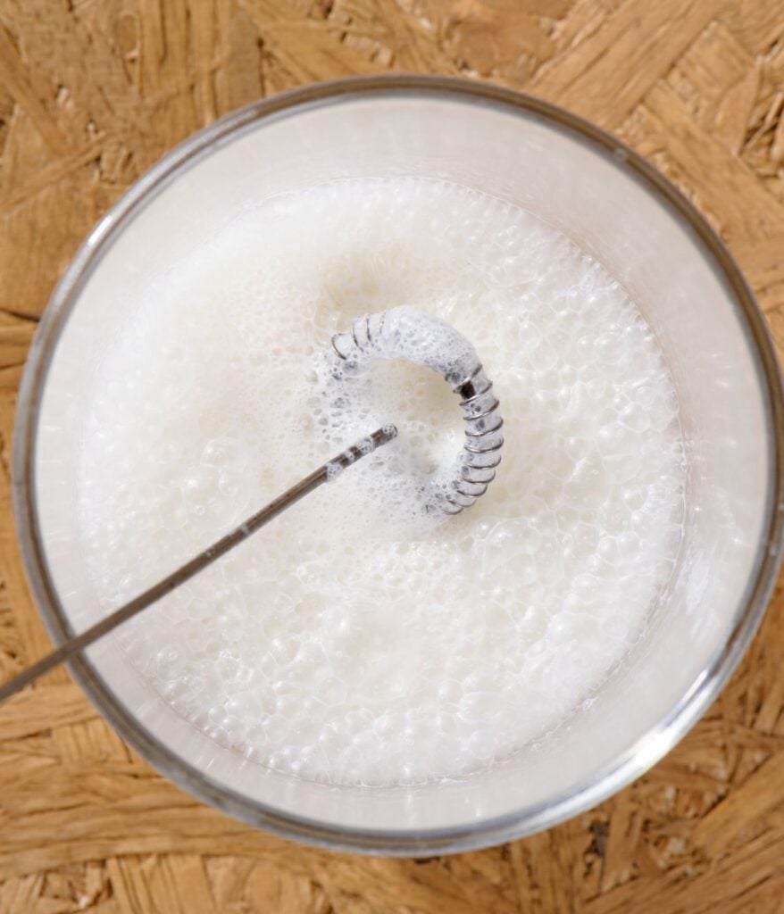 thawed coconut milk blended