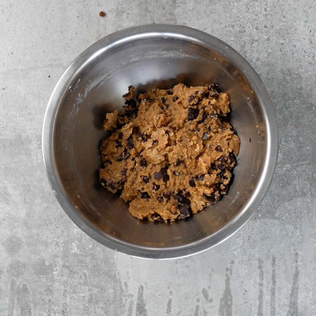 Eggless chocolate chip cookie dough