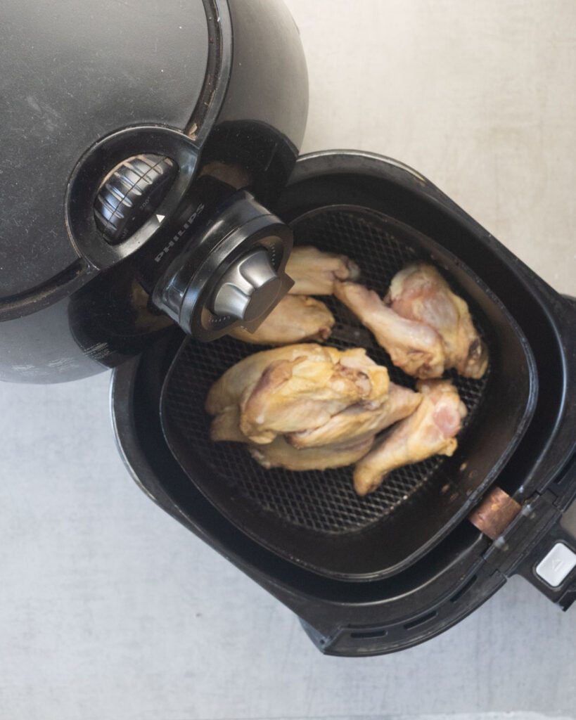 thawed chicken wings in the air fryer