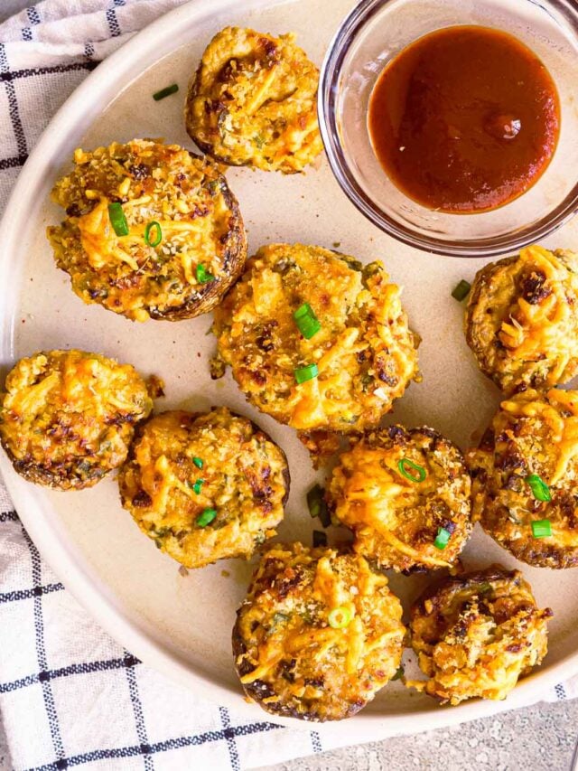 Air Fryer Stuffed Mini Sweet Peppers (Cream Cheese)