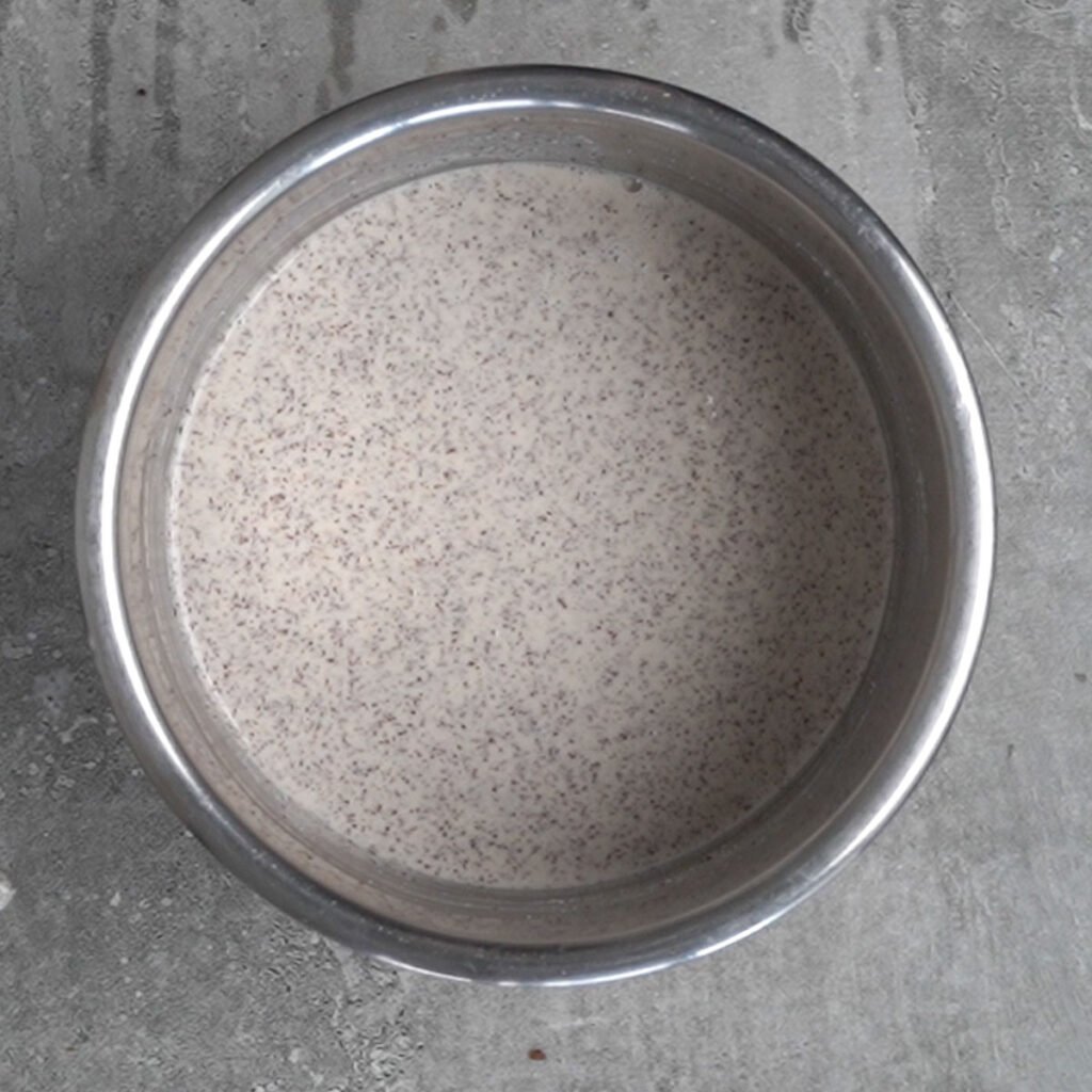 Blended unfermented Ragi idli dosa batter