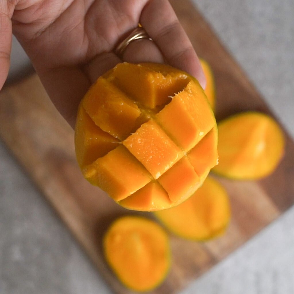 Cutting Mango